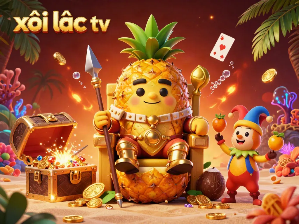 Experience vibrant gaming excitement at xôi lạc tv with lively characters, rich casino elements, and dynamic action.